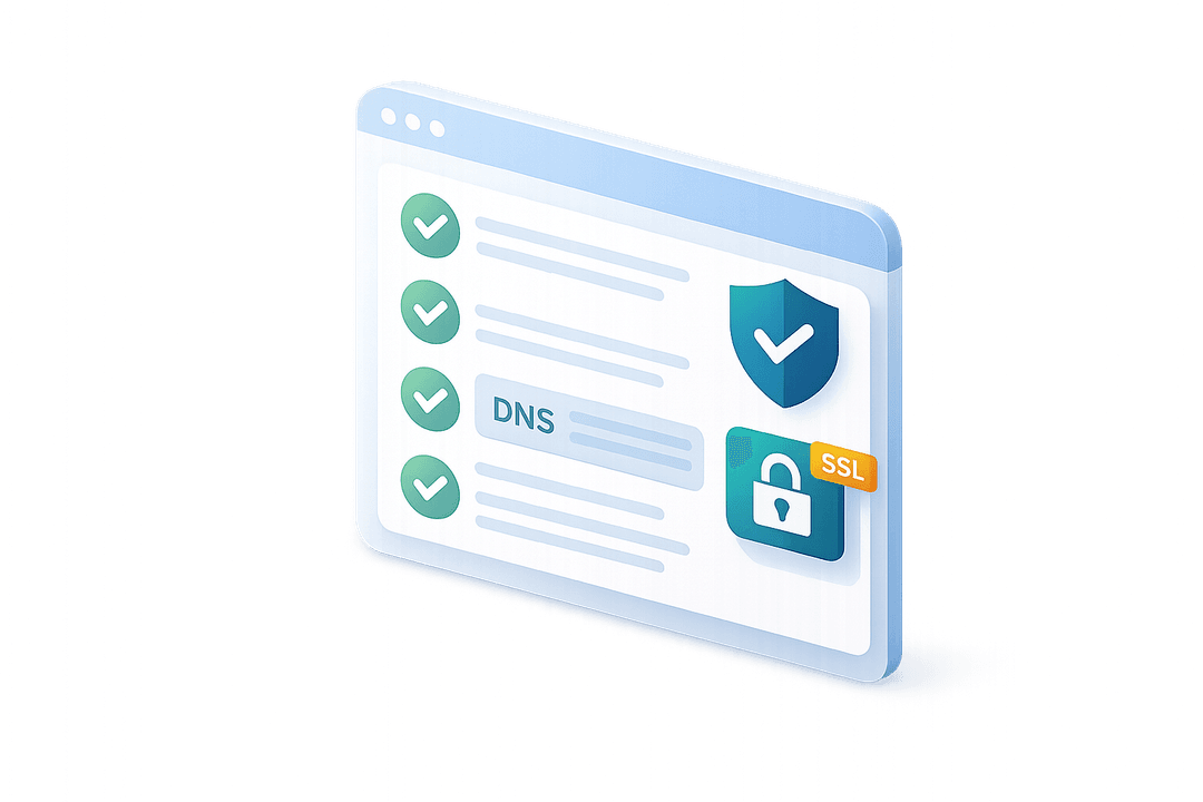 域名健康檢查儀表板插圖